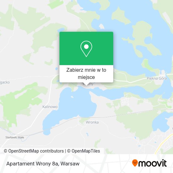 Mapa Apartament Wrony 8a