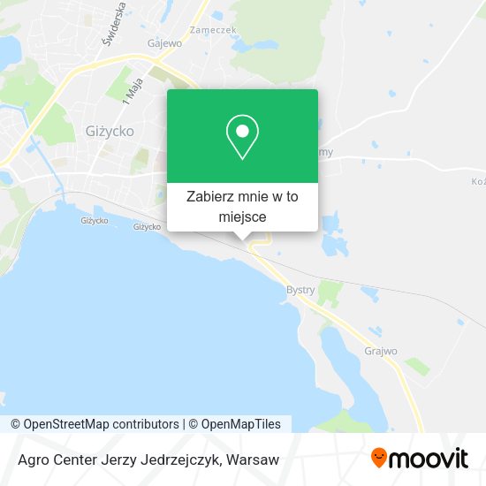 Mapa Agro Center Jerzy Jedrzejczyk