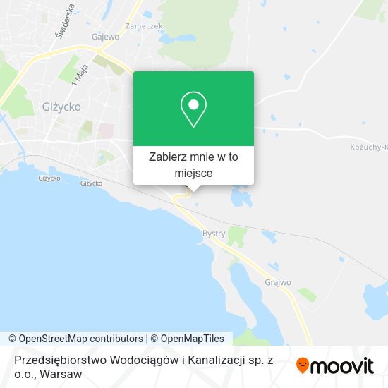 Mapa Przedsiębiorstwo Wodociągów i Kanalizacji sp. z o.o.