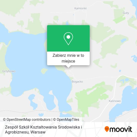 Mapa Zespół Szkół Ksztaltowania Srodowiska i Agrobiznesu