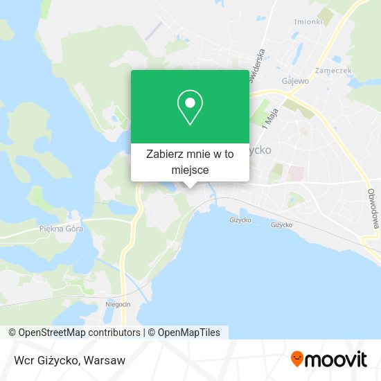 Mapa Wcr Giżycko