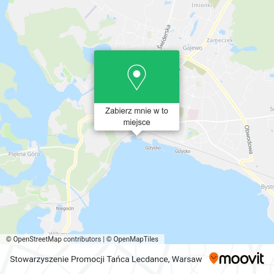 Mapa Stowarzyszenie Promocji Tańca Lecdance