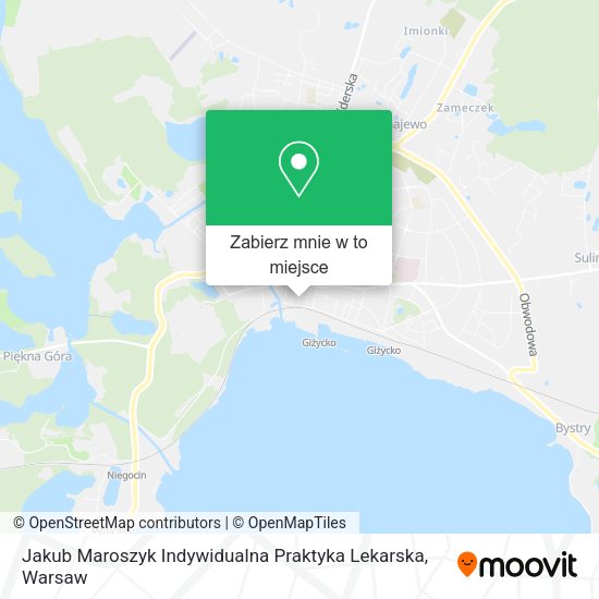 Mapa Jakub Maroszyk Indywidualna Praktyka Lekarska