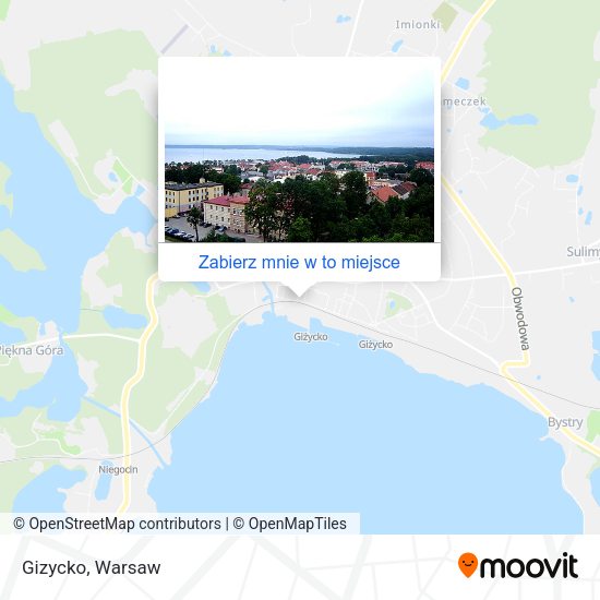 Mapa Gizycko