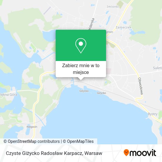 Mapa Czyste Giżycko Radosław Karpacz