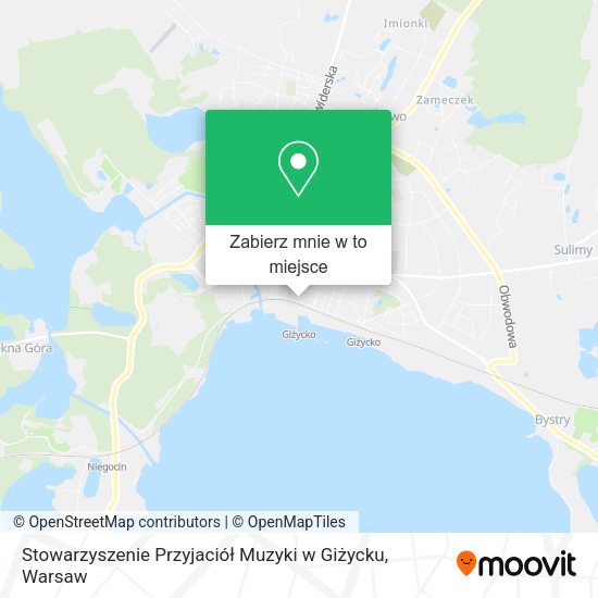 Mapa Stowarzyszenie Przyjaciół Muzyki w Giżycku