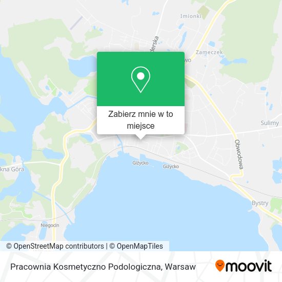 Mapa Pracownia Kosmetyczno Podologiczna