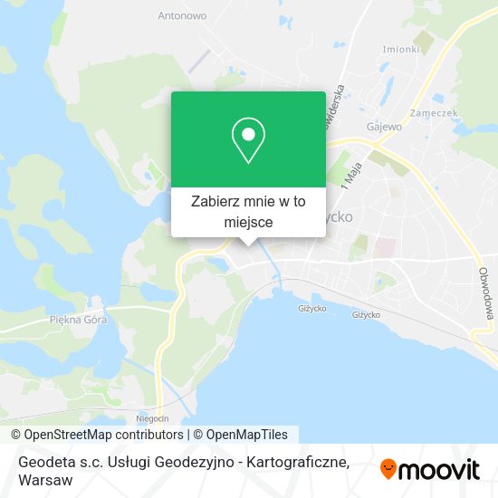 Mapa Geodeta s.c. Usługi Geodezyjno - Kartograficzne