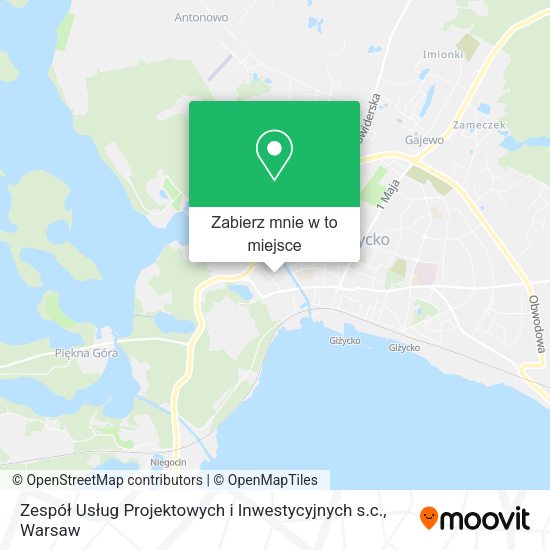 Mapa Zespół Usług Projektowych i Inwestycyjnych s.c.