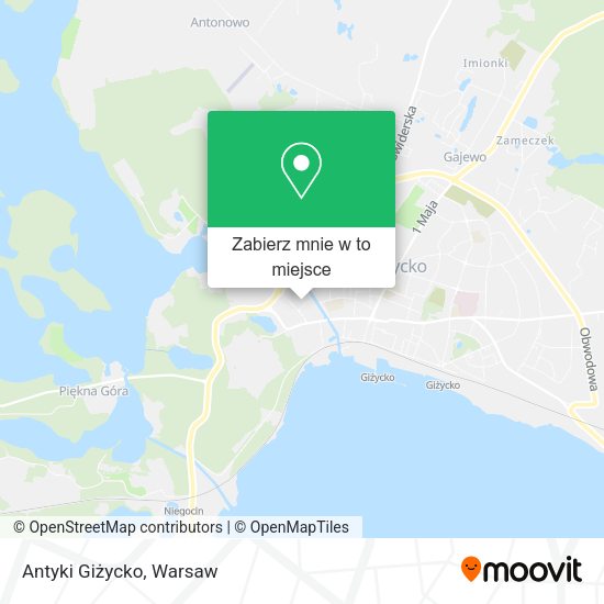 Mapa Antyki Giżycko