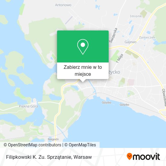 Mapa Filipkowski K. Zu. Sprzątanie