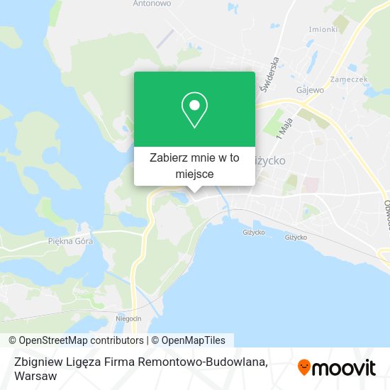 Mapa Zbigniew Ligęza Firma Remontowo-Budowlana