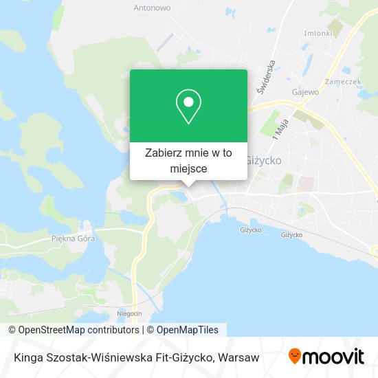 Mapa Kinga Szostak-Wiśniewska Fit-Giżycko