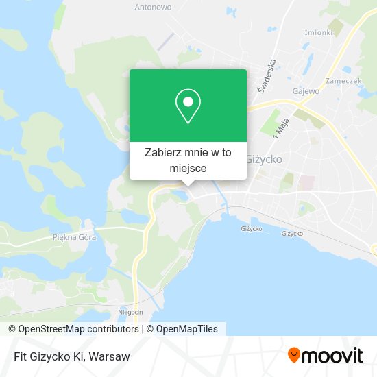 Mapa Fit Gizycko Ki