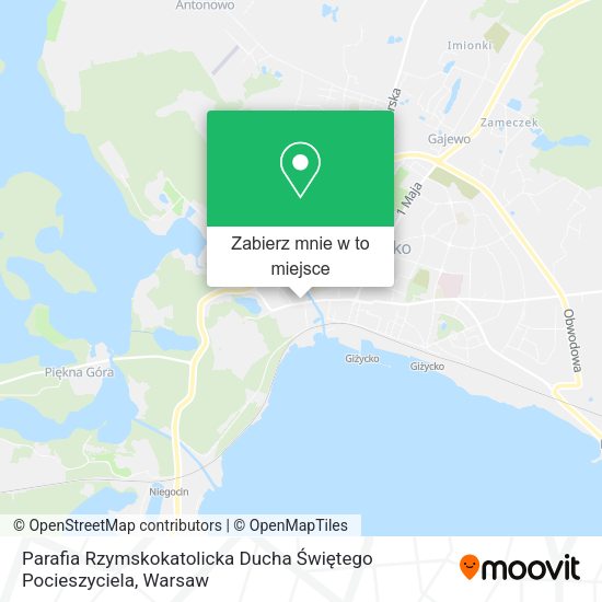 Mapa Parafia Rzymskokatolicka Ducha Świętego Pocieszyciela