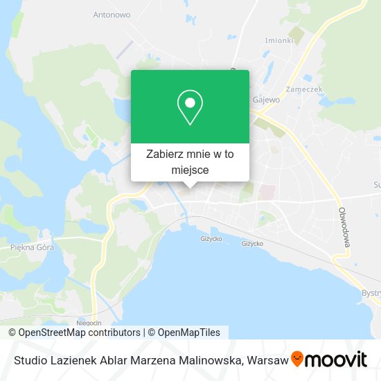 Mapa Studio Lazienek Ablar Marzena Malinowska