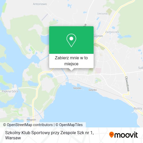 Mapa Szkolny Klub Sportowy przy Zespole Szk nr 1