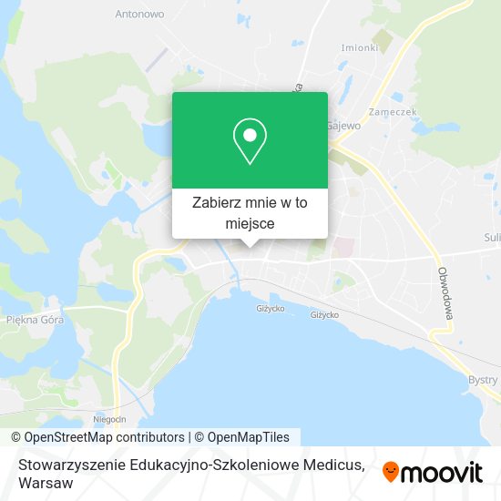 Mapa Stowarzyszenie Edukacyjno-Szkoleniowe Medicus