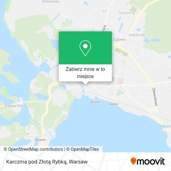 Mapa Karczma pod Złotą Rybką