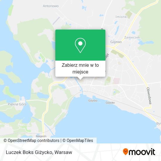 Mapa Luczek Boks Giżycko