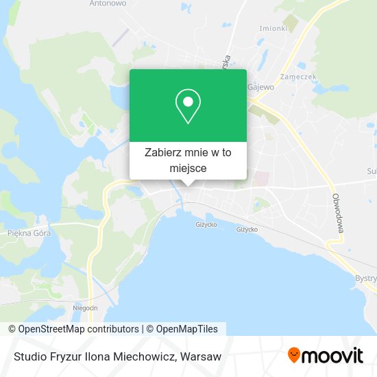 Mapa Studio Fryzur Ilona Miechowicz