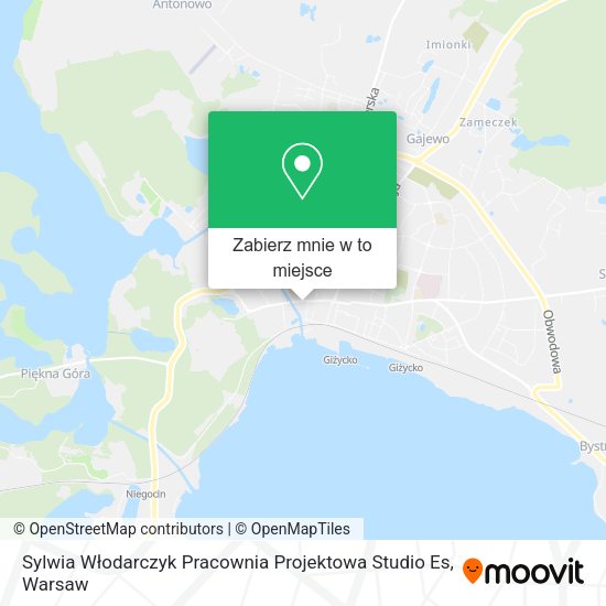 Mapa Sylwia Włodarczyk Pracownia Projektowa Studio Es