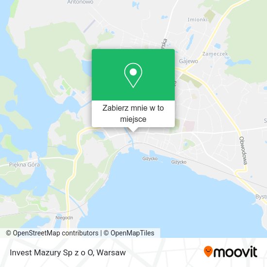 Mapa Invest Mazury Sp z o O