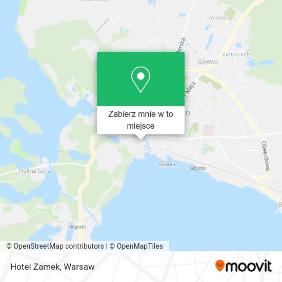 Mapa Hotel Zamek