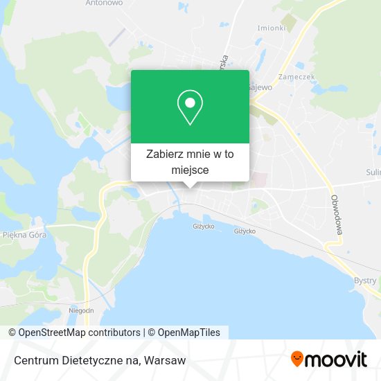 Mapa Centrum Dietetyczne na