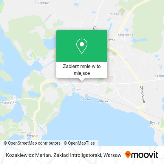 Mapa Kozakiewicz Marian. Zakład Introligatorski