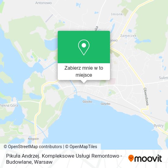 Mapa Pikuła Andrzej. Kompleksowe Usługi Remontowo - Budowlane