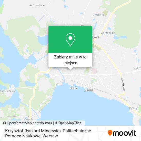 Mapa Krzysztof Ryszard Mincewicz Politechniczne Pomoce Naukowe