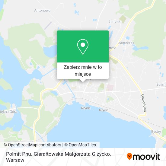 Mapa Polmit Phu. Gierałtowska Małgorzata Giżycko