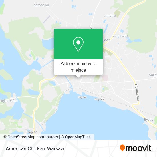 Mapa American Chicken