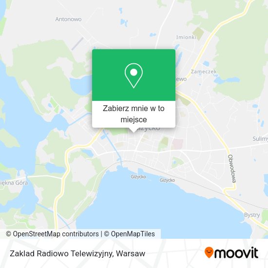 Mapa Zaklad Radiowo Telewizyjny