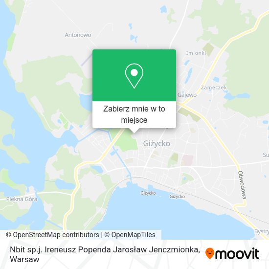 Mapa Nbit sp.j. Ireneusz Popenda Jarosław Jenczmionka