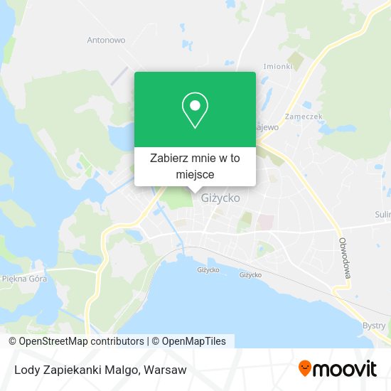 Mapa Lody Zapiekanki Malgo