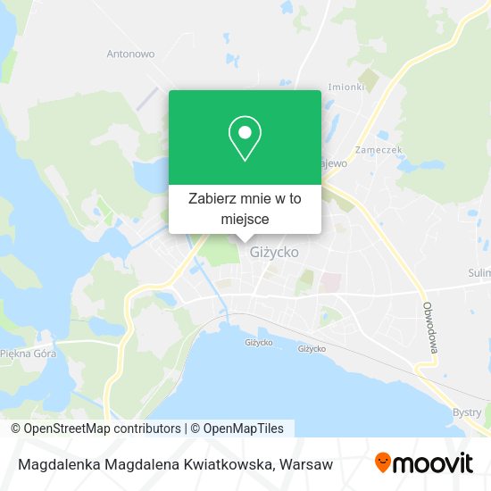 Mapa Magdalenka Magdalena Kwiatkowska