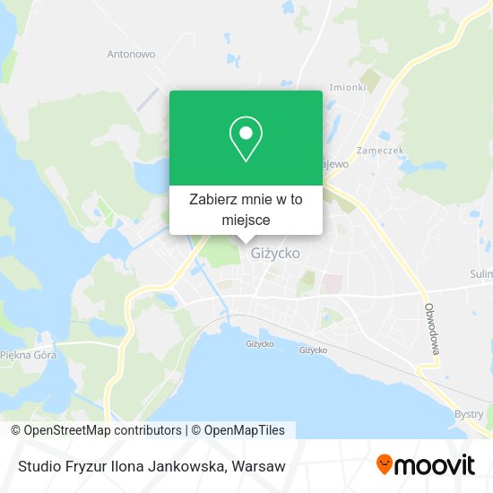 Mapa Studio Fryzur Ilona Jankowska