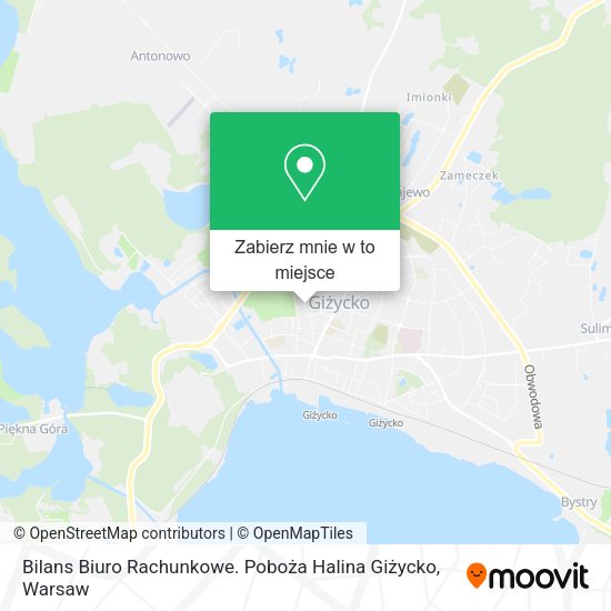 Mapa Bilans Biuro Rachunkowe. Poboża Halina Giżycko