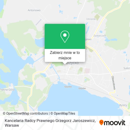 Mapa Kancelaria Radcy Prawnego Grzegorz Jaroszewicz