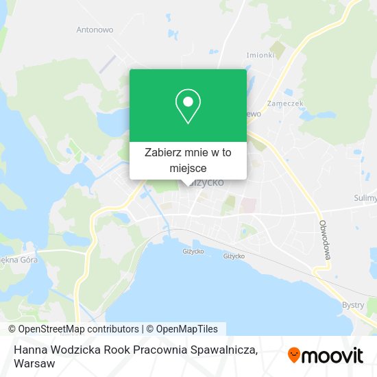 Mapa Hanna Wodzicka Rook Pracownia Spawalnicza