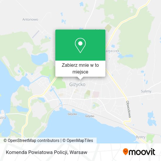 Mapa Komenda Powiatowa Policji