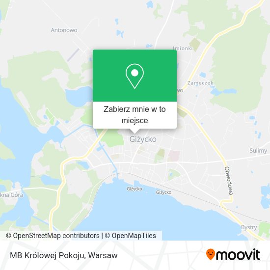 Mapa MB Królowej Pokoju