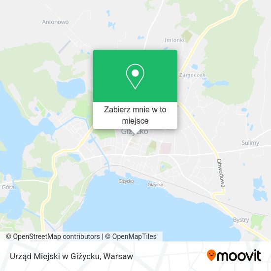 Mapa Urząd Miejski w Giżycku