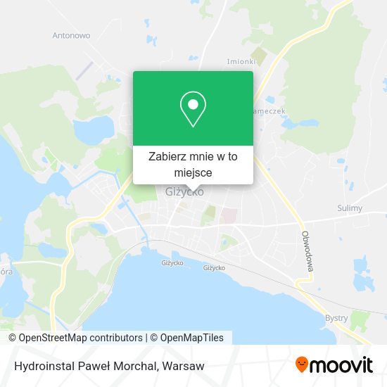 Mapa Hydroinstal Paweł Morchal