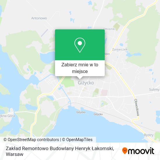 Mapa Zakład Remontowo Budowlany Henryk Łakomski