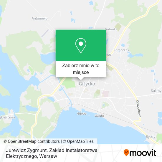 Mapa Jurewicz Zygmunt. Zakład Instalatorstwa Elektrycznego