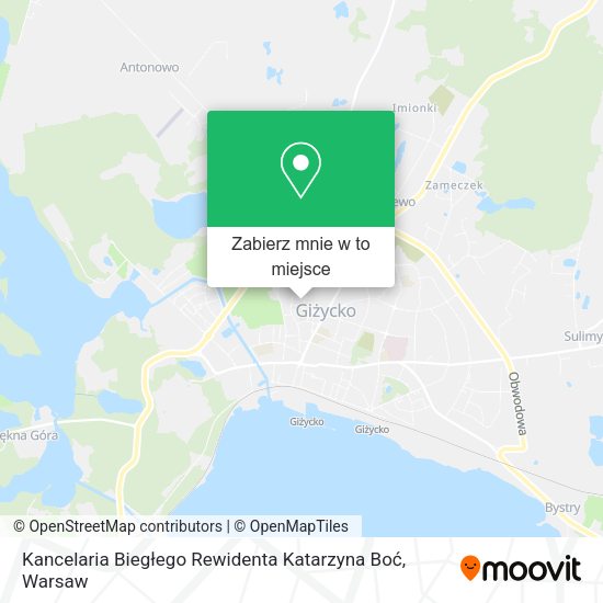 Mapa Kancelaria Biegłego Rewidenta Katarzyna Boć