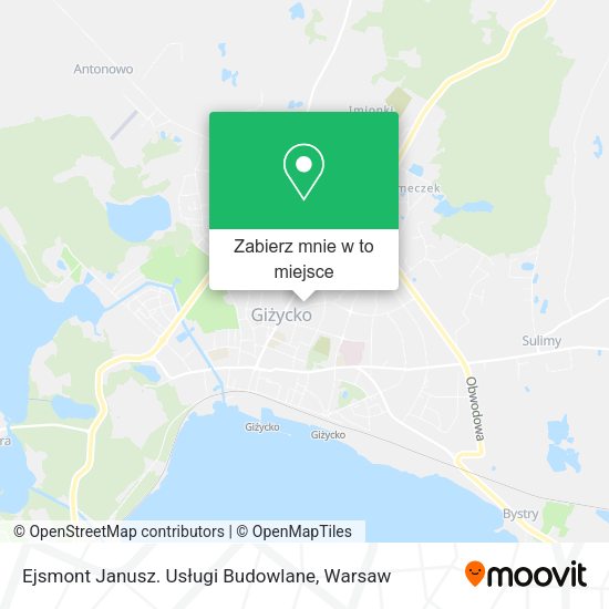 Mapa Ejsmont Janusz. Usługi Budowlane